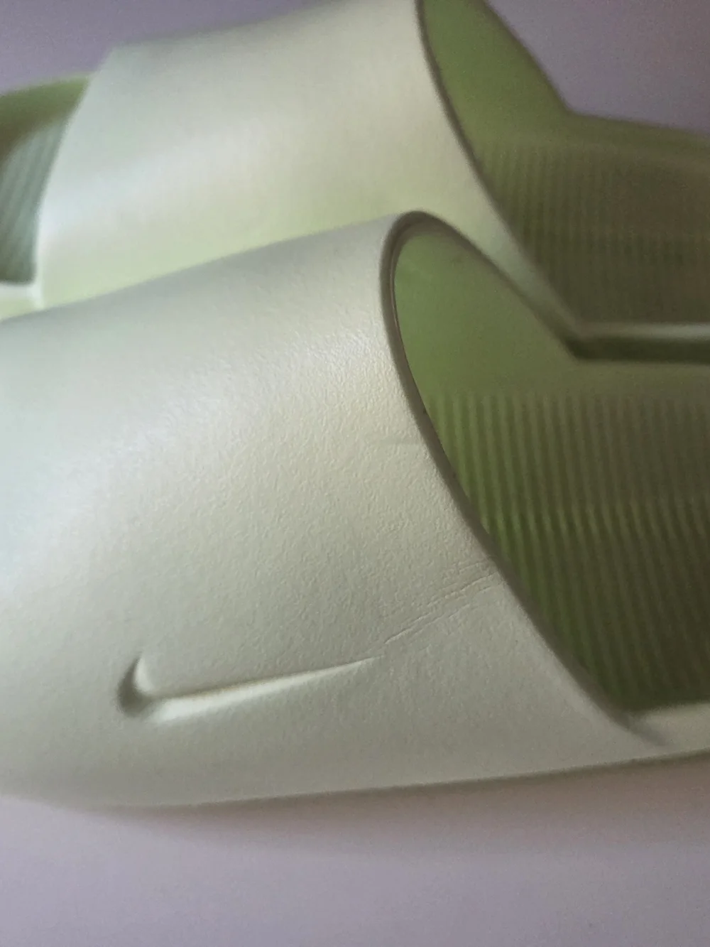 Nike Women’s Pale Green Slide Sandals